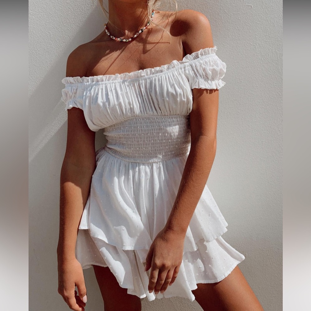 Love galore princess polly white romper